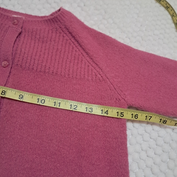 OSHKOSH Sweater Kids Girl Size 12 Pink Wool - Picture 11 of 12